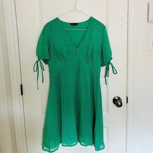 ASOS Green Polka Dress